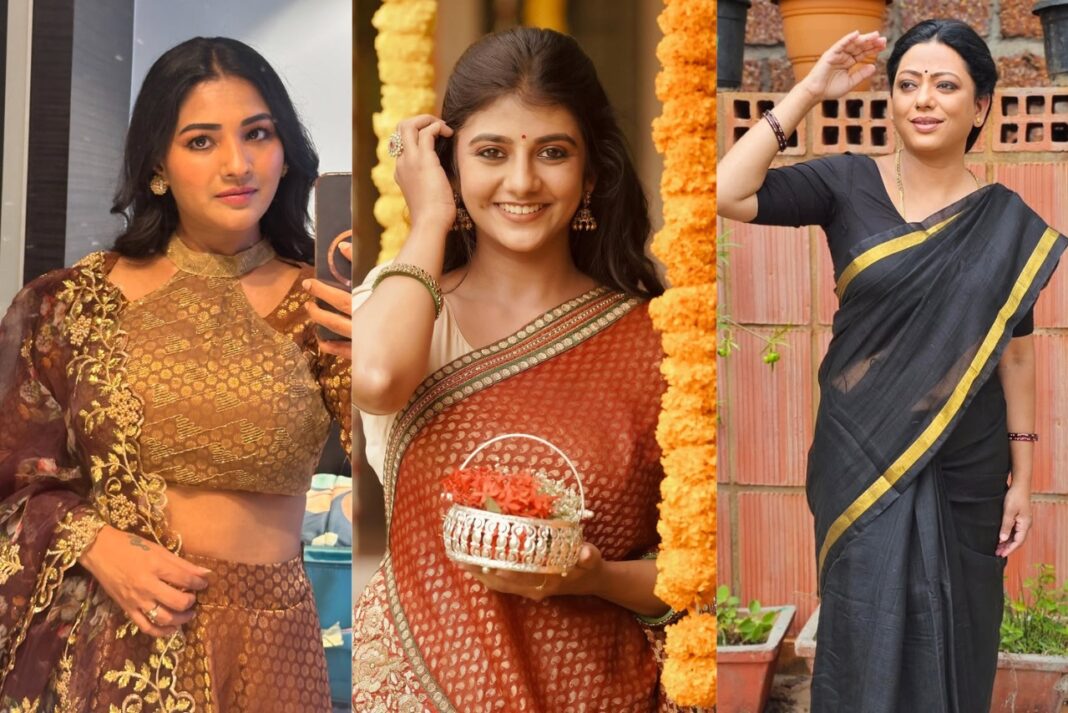 Tamil TV Actresses Source: Sharanya Turadi Sundarraj, Gabriella Charlton, Suchitra Shetty (Instagram)