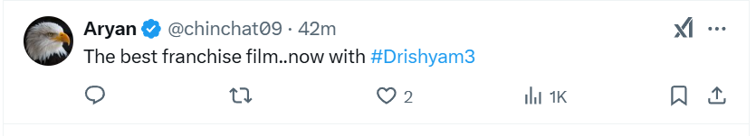 Fans Reaction to Drishyam 3 announcement 